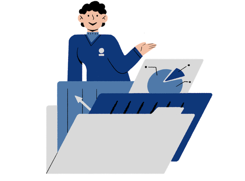 Main hero image of the article, an illustrated image of records kept to achieve and maintain REPS Qualifications